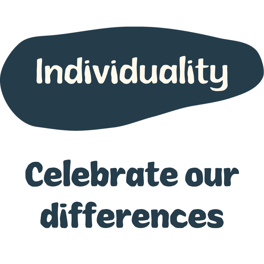 Individuality bold gap wide